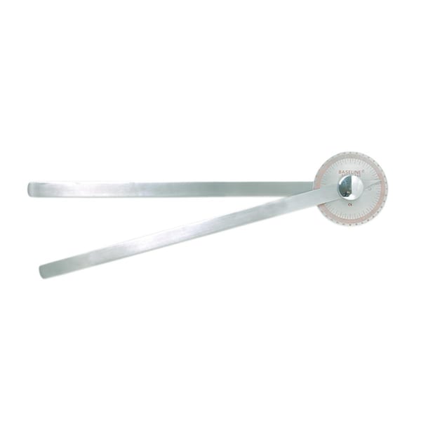 Fabrication Enterprises Baseline Metal Goniometer - 360 Degree Range - 14 in. Legs 12-1050 - main
